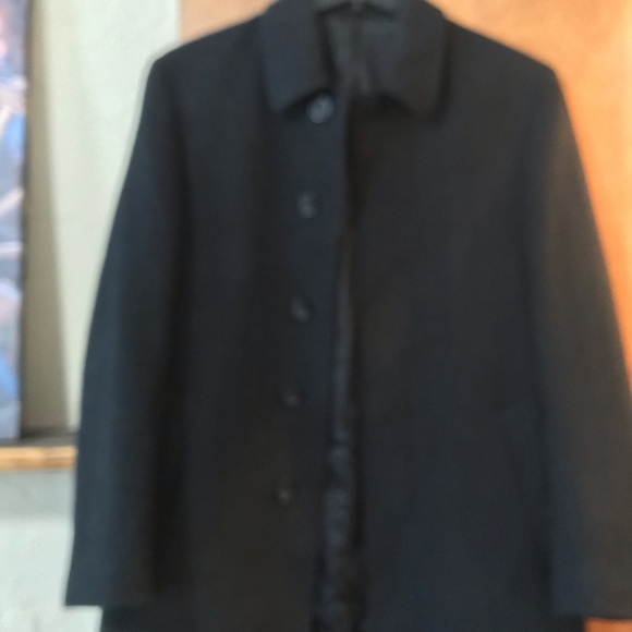 Chaps black car coat. - Picture 3 of 8